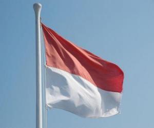 yapboz Bayrağı Endonezya